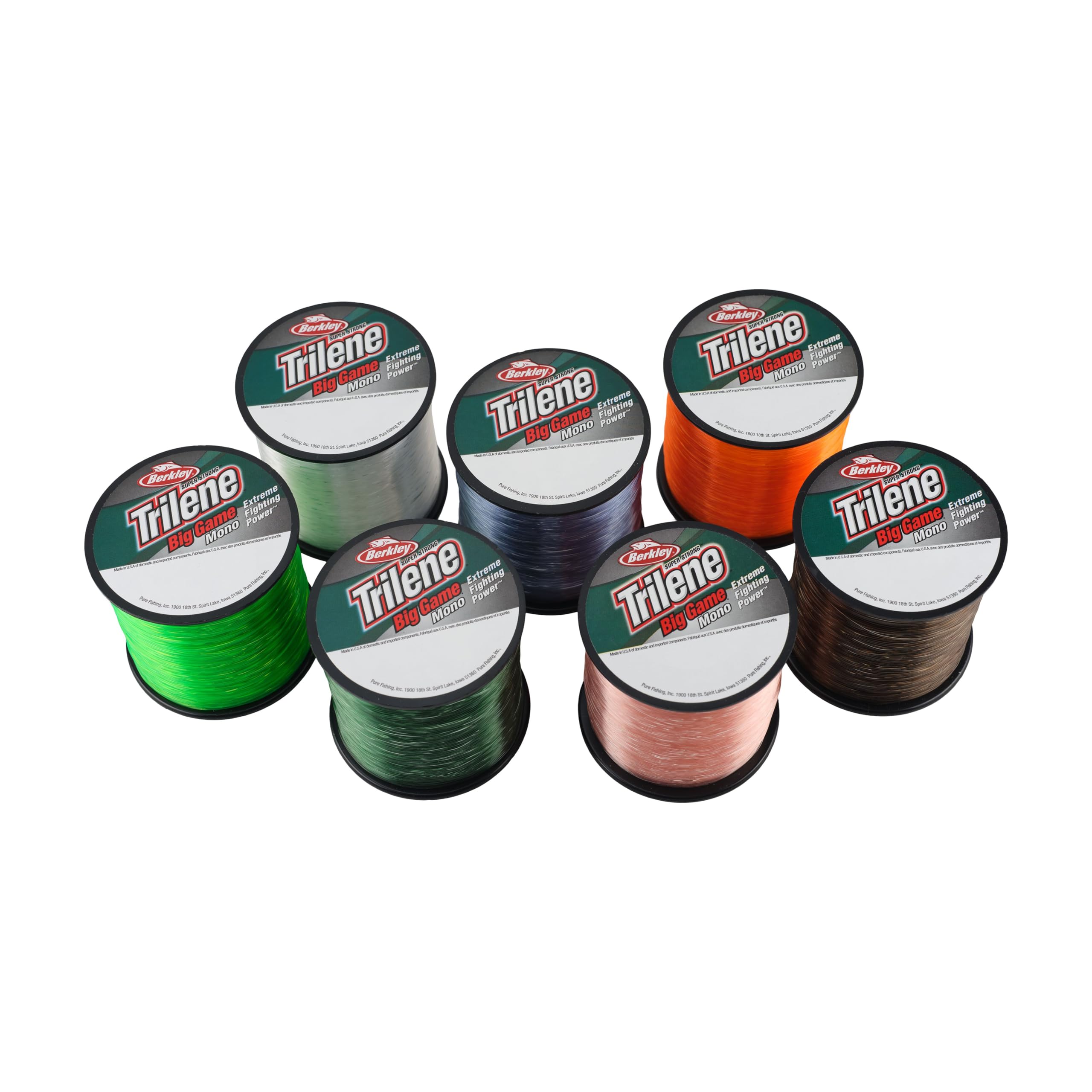 Berkley Trilene Big Game, Green, 60 Pound Test-235 Yard,Coastal Brown