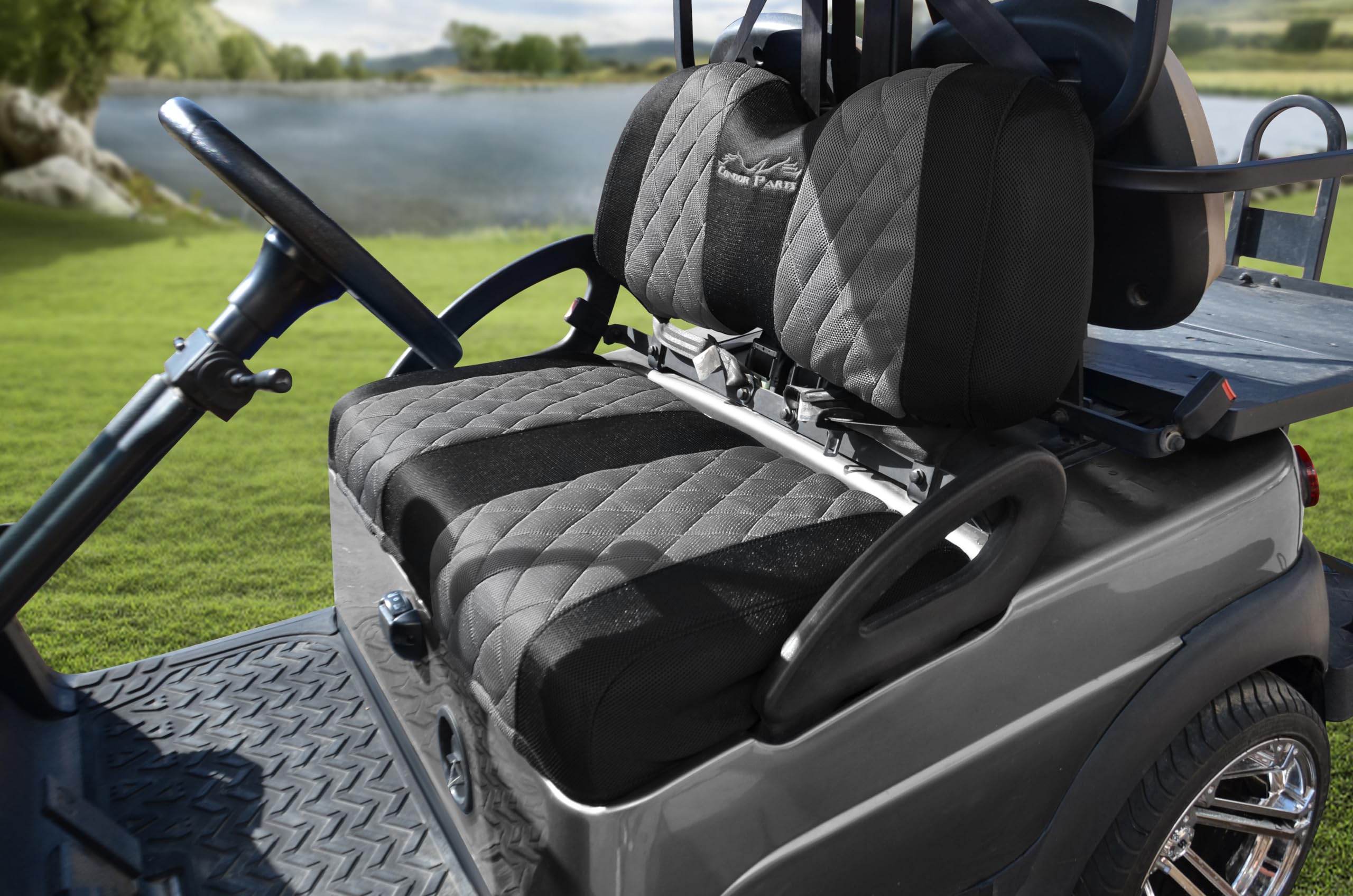 Golf Cart Seat Covers For Club Car Precedent,Ds And Yama Golf Carts Oem Ordinary Front Seats,Breathable Washable Polyester Mesh 