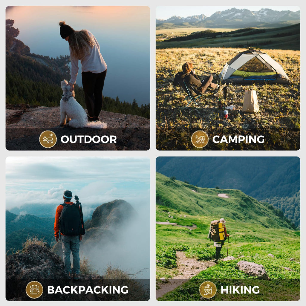 Atepa Bulwark 300 50? Down Sleeping Bag For Adults, 650Fp Recycled Wearable Ultralight 3 Season Compact Sleeping Bags With Compr