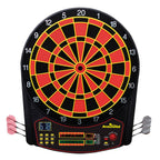 Arachnid CricketPro 450 Electronic Dartboard - 15.5    Regulation Size - 31 Games & 178 Variations - Multi-Color LED Display - A