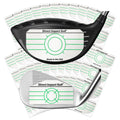 Combo Pack (100 Driver+100 Iron) Ultra-Thin Golf Impact Tape For Accurate Swing Analysis And Shot Feedback By Direct Impact Golf