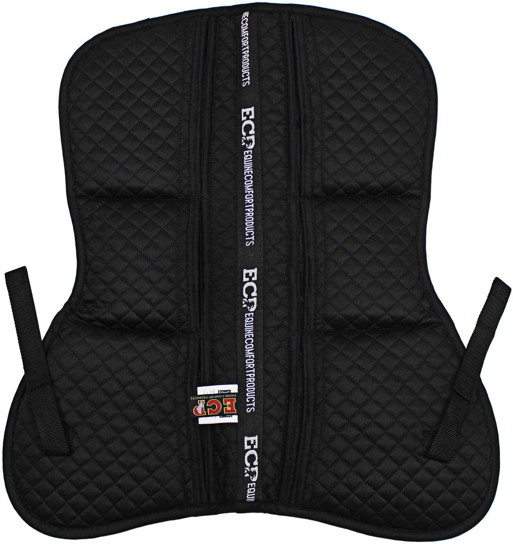 Ecp Equine Comfort Products All Purpose Diamond Quilted Poly Cotton English Half Saddle Pad With Therapeutic Contoured Correctio