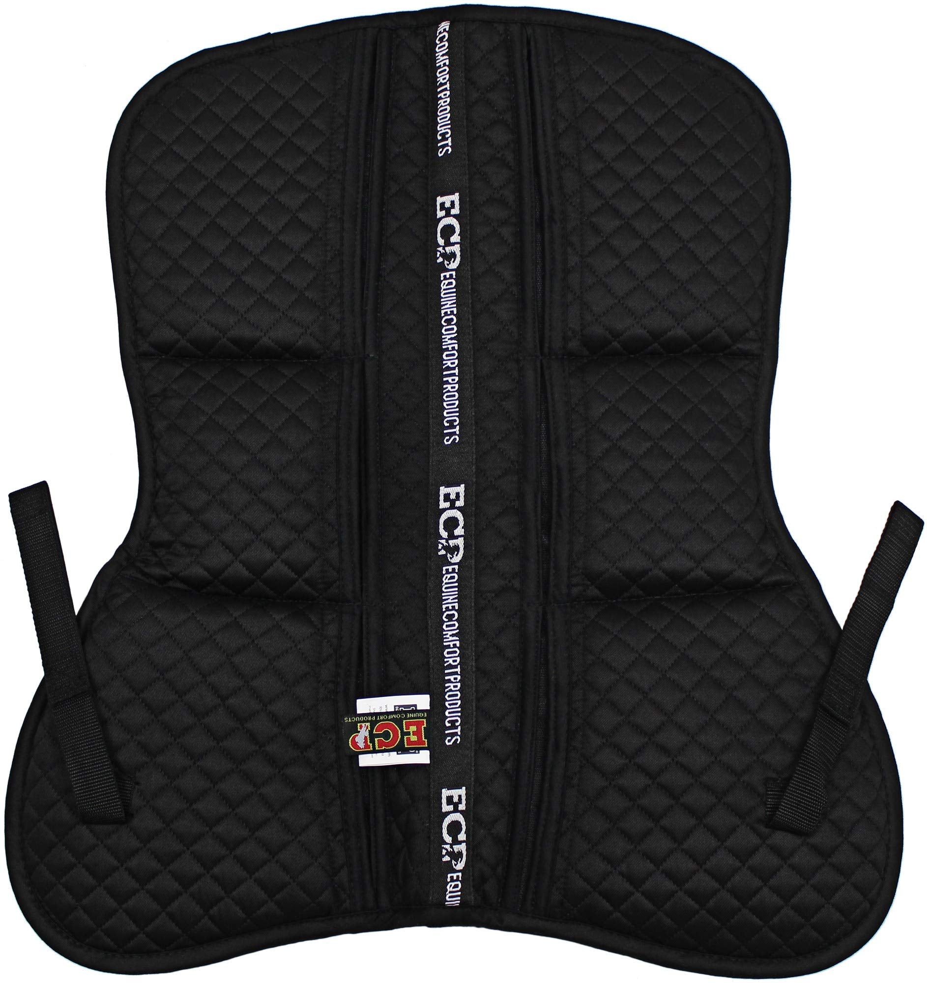 Ecp Equine Comfort Products All Purpose Diamond Quilted Poly Cotton English Half Saddle Pad With Therapeutic Contoured Correctio