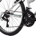 Huffy Stone Mountain 21-Speed Hardtail Ladies Mountain Bike, 24-Inch, Silver