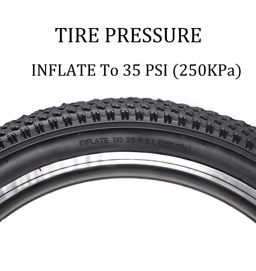Hycline Bike Tire,20X2.125-Inch Folding Replacement Tire For Mtb Mountain Bicycle-Black