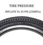 Hycline Bike Tire,20X2.125-Inch Folding Replacement Tire For Mtb Mountain Bicycle-Black