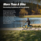 Strider 14X, Awesome Blue - Balance Bike For Kids 3 To 6 Years - Includes Kid-Size Grips, Padded Seat, Performance Footrest & Al
