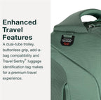Osprey Sojourn 25/60L Wheeled Travel Backpack with Harness, Black