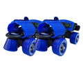 jaspo Unisex Tenacity Adjustable Senior Outdoor Wheel Roller Skates Suitable For Age Group 6 To 14 Years (Blue)