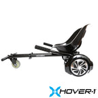 Hover-1 Kart Buggy Hoverboard Attachment | Compatible With Most 6.5 & 8 Electric Hoverboards, Hand-Operated Rear Wheel Control,