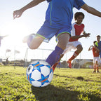 Runleaps Soccer Ball Size 3 For Kids, Ball Toys With Star Pattern Official Size Soccer Balls For Training, Playing, Boys, Girls,