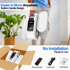 Under Desk Elliptical Machine-Elliptical Machine For Seniors,Portable Silent Electric Home Leg Exerciser With Remote Control,12