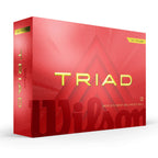 Wilson 2025 Triad Golf Balls - Yellow, 12 Balls