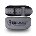 Beast Power Gear Weight Lifting Belt - 4    Genuine Leather For Lower Back Support Bodybuilding Squat Deadlift Cross Strength Tr