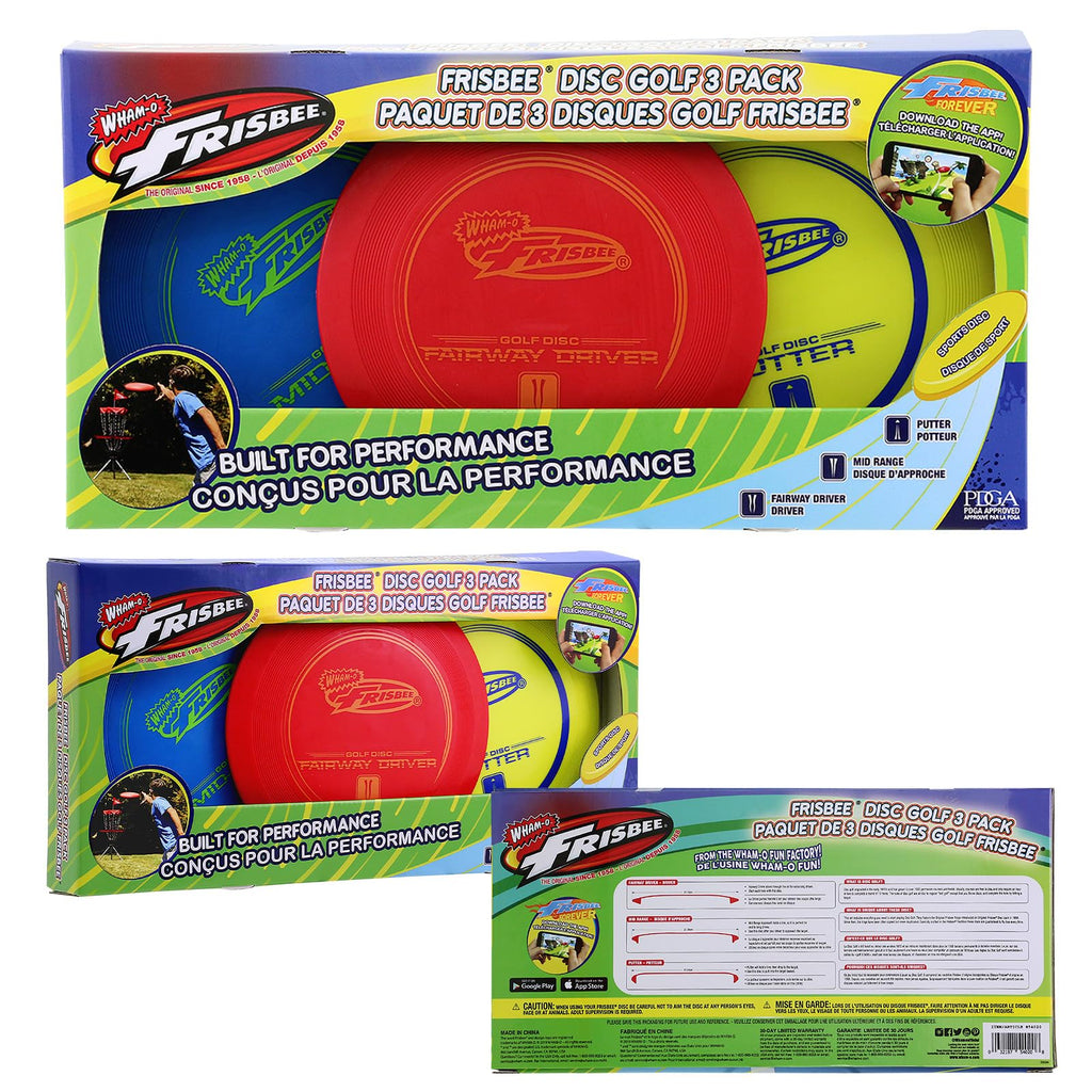 Intersport Frisbee Disc Golf 3 Pack, White