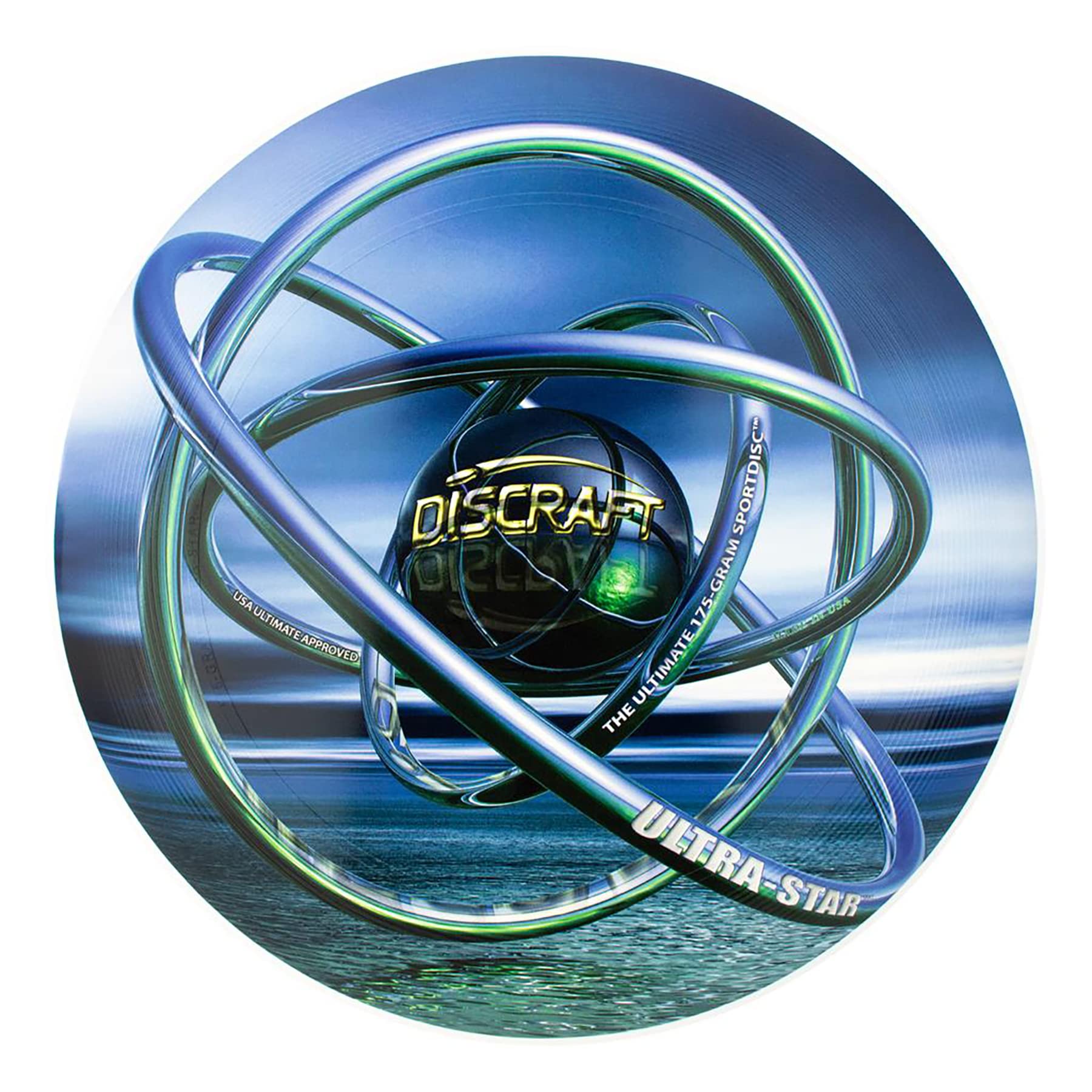 Discraft Supercolor Blu-Orb 175 Gram Ultimate Frisbee Ultra-Star Disc