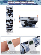 Hicarer 10 Pairs Sun Protection Arm Sleeves Cooling Sports Compression Athletic Sleeves For Basketball Running Cycling Golfing (