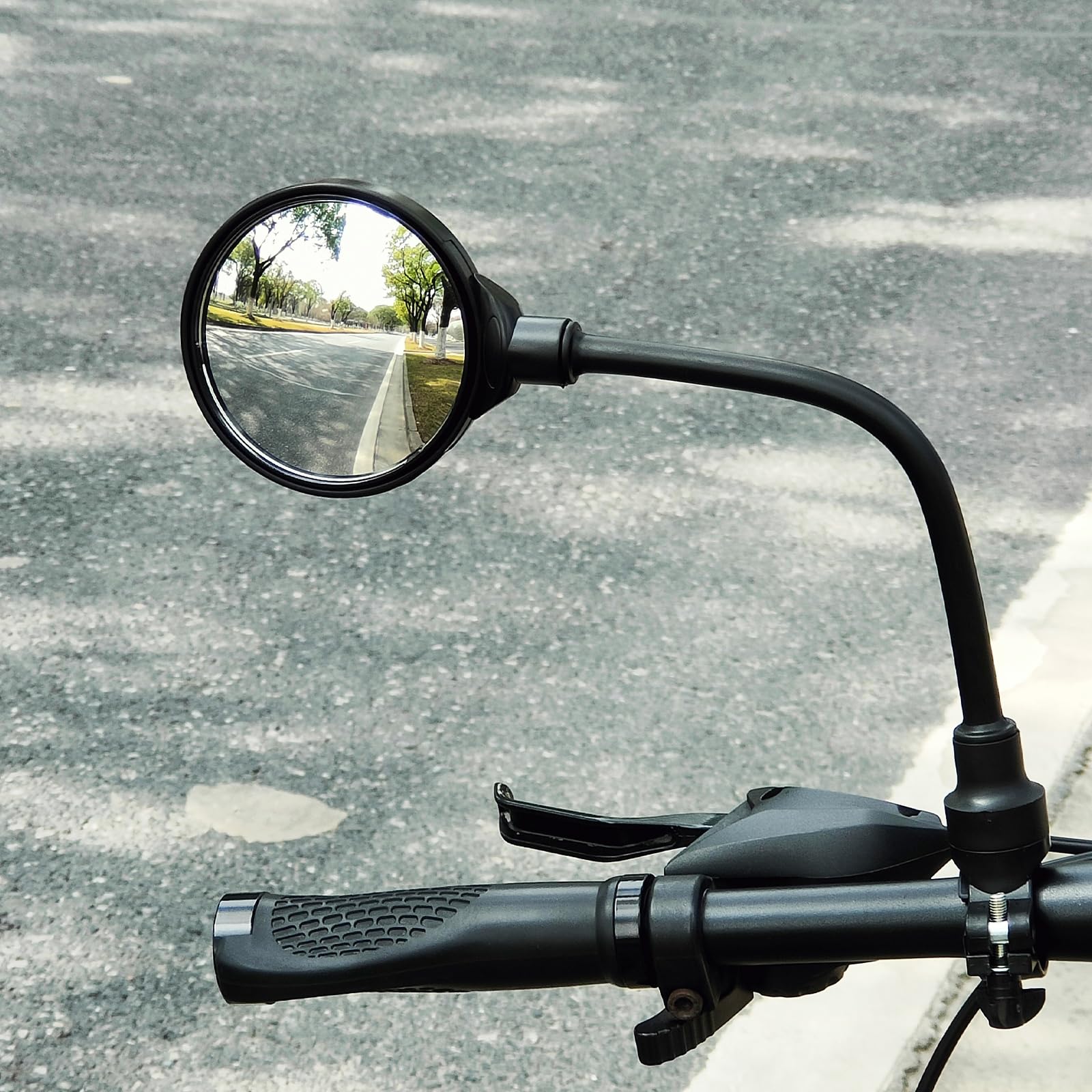 Ryango Bike Mirror 2 Pack, Adjustable Bike Mirrors Handlebar Rearview Mirror, Acrylic Convex Round Bike Rear View Mirrors For Ha