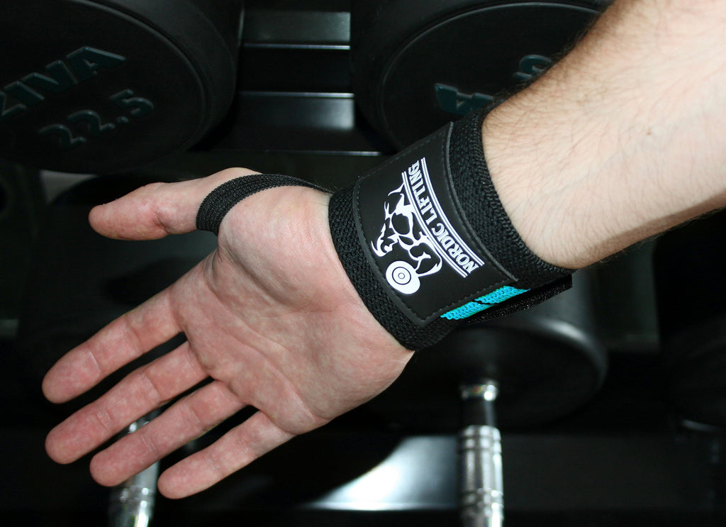 Wrist Wraps + Lifting Straps Bundle (2 Pairs) For Weightlifting, Cross Training, Workout, Gym, Powerlifting, Bodybuilding -Suppo