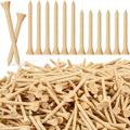 Mudder 600 Pack Golf Tees Bulk Wooden Bamboo Golf Tees Multicolor Wood for Men Balls Accessories (3-1/4,2-3/4 Inch,Wood Color)