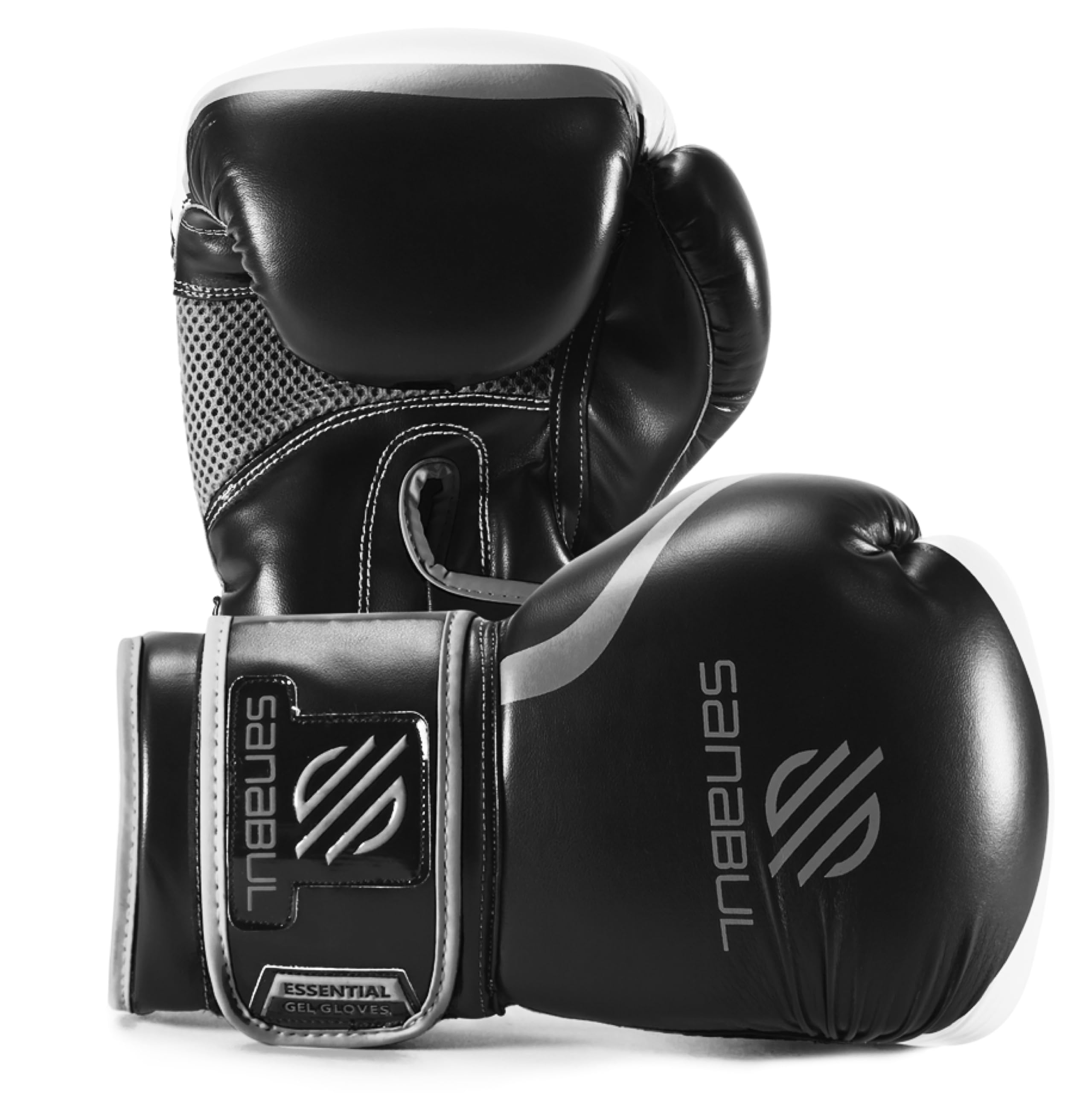 Essential Boxing Gloves Silver 12-Oz