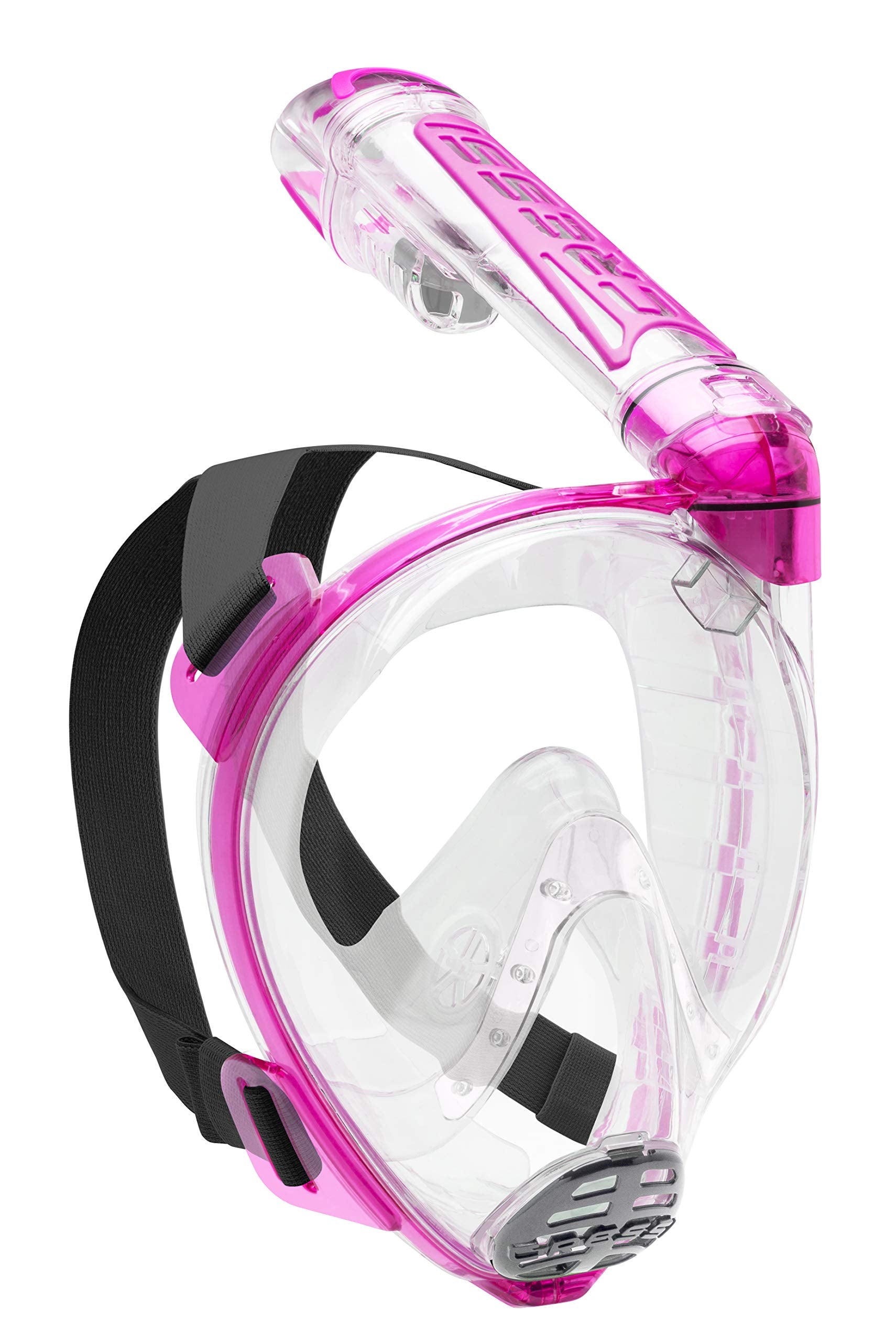 Cressi Duke Dry, Clear/Translucent Pink, S/M