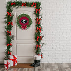 Rico Industries Ncaa Georgia Bulldogs Wreath Shape Cut Pennant - Home And Living Room D  Cor - Soft Felt Ez To Hang, 18X0.10X18