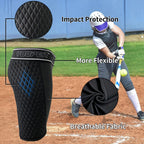 Youper Youth Girls Classic Compression Softball Sliding Shorts, Padded Softball Sliders (Black/White, Medium)