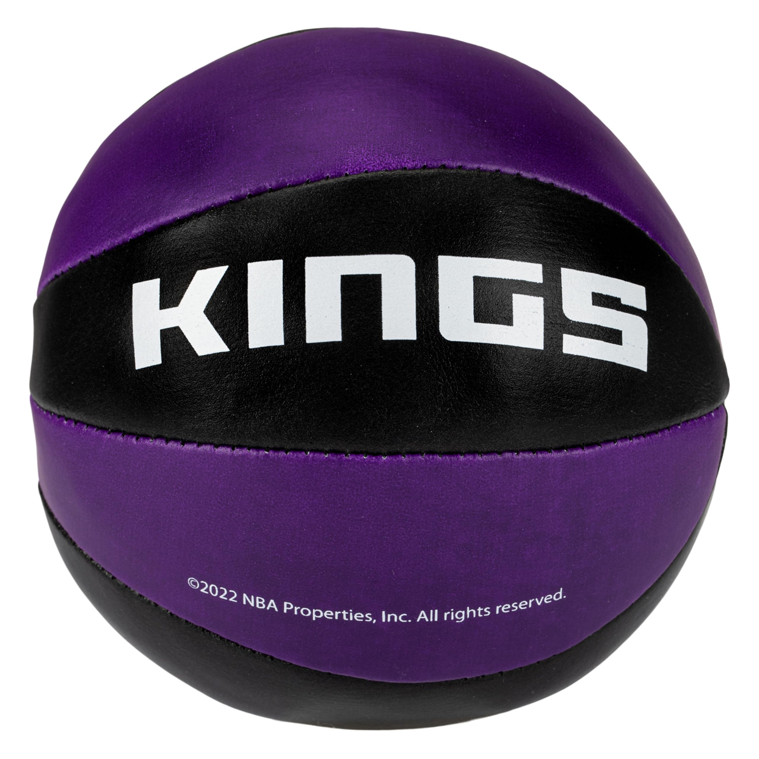 Franklin Sports Nba Sacramento Kings Toy Basketballs - 2 Pack Of Kids Soft Mini Basketballs For Over The Door + Indoor Hoops - N