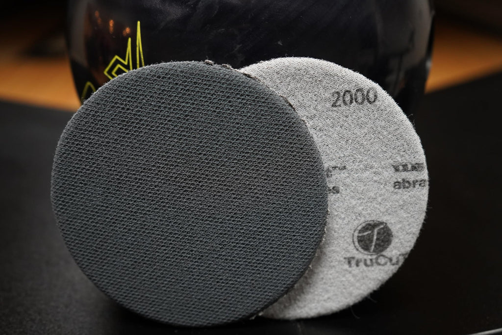 Trucut Sanding Pad  2000 Grit  5'' Diameter  Sanding Pads Made For Bowling Balls  Bowling Ball Resurfacing Pads  Surface Managem