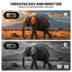 Night Vision Goggles,4K Infrared Night Vision Binoculars For Viewing In 100% Darkness With Hd Large Screen, 5X Digital Zoom & 7