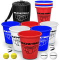 Bucketball | Usa Edition Combo Pack | Best Beach, Pool, Yard, Camping, Tailgate, Bbq, Lawn, Water, Indoor, Outdoor Game Toy For 