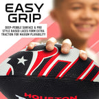 Franklin Sports Nfl Houston Texans Football - Youth Football - Mini 8.5'' Rubber Ball - Perfect For Kids - Team Logos And Colors