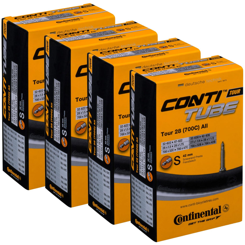 Continental - Inner Tube Tour All 28'' Presta 42Mm Sv - Set Of 4