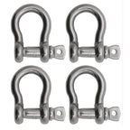Extreme Max 3006.8329.4 Boattector Stainless Steel Anchor Shackle - 3/4'', 4-Pack