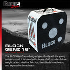 Field Logic Youth Block Genz Open Target Multi-Color, 16 Inch