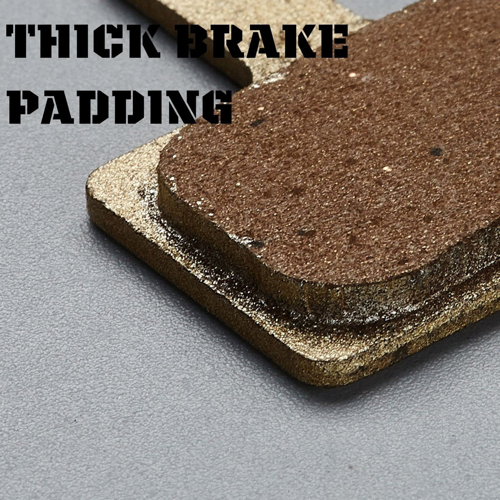 Corki Cycles 2 Pairs Sintered Metal Bike Disc Brake Pads For Trp Tektro Shimano