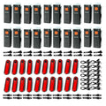 KUNHE 40 Pack USB-C Rechargeable Bike Lights for Night Riding Men Women & Kids 3 Lights Modes Used as a Safety Indicator Light f