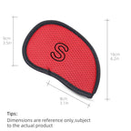 Golf Irons Club Head Covers, Golf 10Pcs Set Thick Pu Leather Waterproof Head Covers With Number Tag 3-9/A/P/S Fit Most Irons Clu