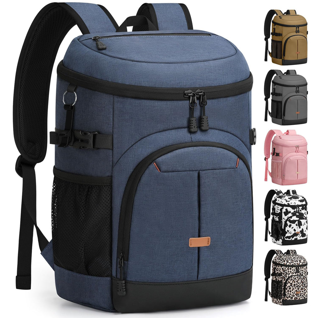 Pritent Cooler Backpack For Men Women Insulated Waterproof Backpack Cooler Leak Proof Cooler Bag Lightweight Lunch Backpack For