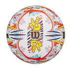 Wilson Graffiti Peace Volleyball - Official Size, White/Orange
