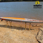 Suspenz Kayak Stand, Heavy Duty Portable Folding Stands For Kayaks, Canoes, Sups - 175 Lb Capacity - (22-1830),Yellow