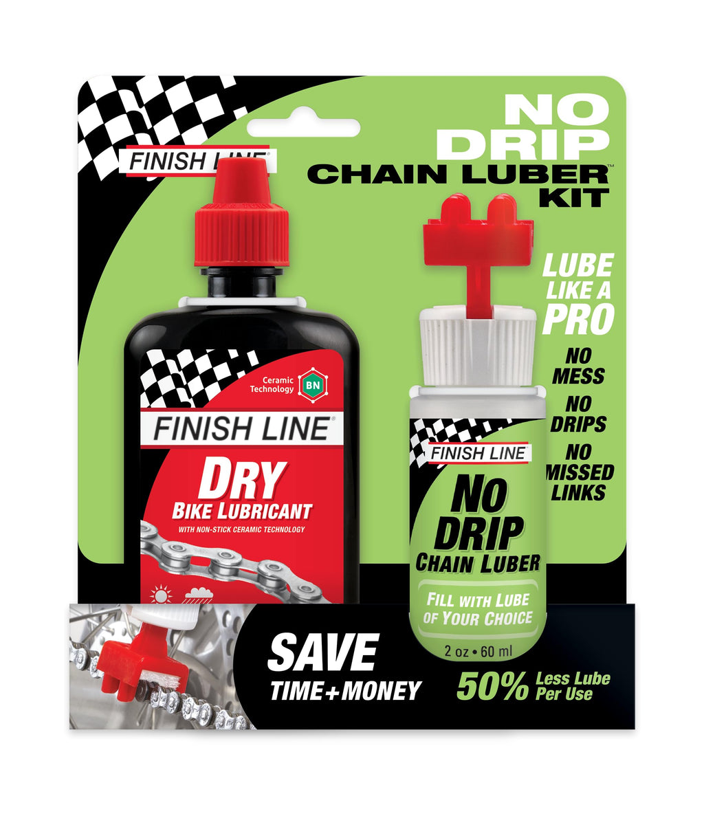 Finish Line No Drip Chain Luber Kit With 4-Ounce Dry Lube And Applicator, 2-Ounce