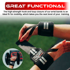 Beast Rage Wrist Wraps Weight Lifting Training Muscle Building Performance Fitness Training Gym Straps Thumb Loop Support Stretc