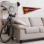 Rico Industries Nfl Football Washington Commanders Classic 12'' X 30'' Felt Wall D  Cor Pennant - Great For Home/Bed Room/Man Ca