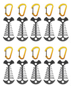 Tent Rope Tightener With Clips - Aluminum Deck Tie Down  Cord Adjuster Tensioners  Tents Tensioner Outdoor Camping Accessoriness