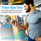 Handeful Digital Hand Dynamometer Grip Strength Measurement Meter Auto Capturing Electronic Hand Grip Power 198Lbs / 90Kgs