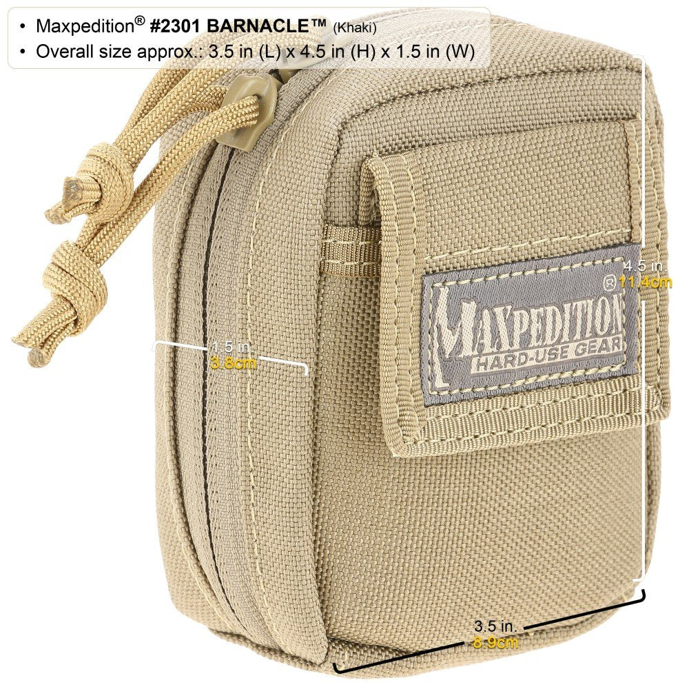 Maxpedition Barnacle Compact Utility Pouch (Black)