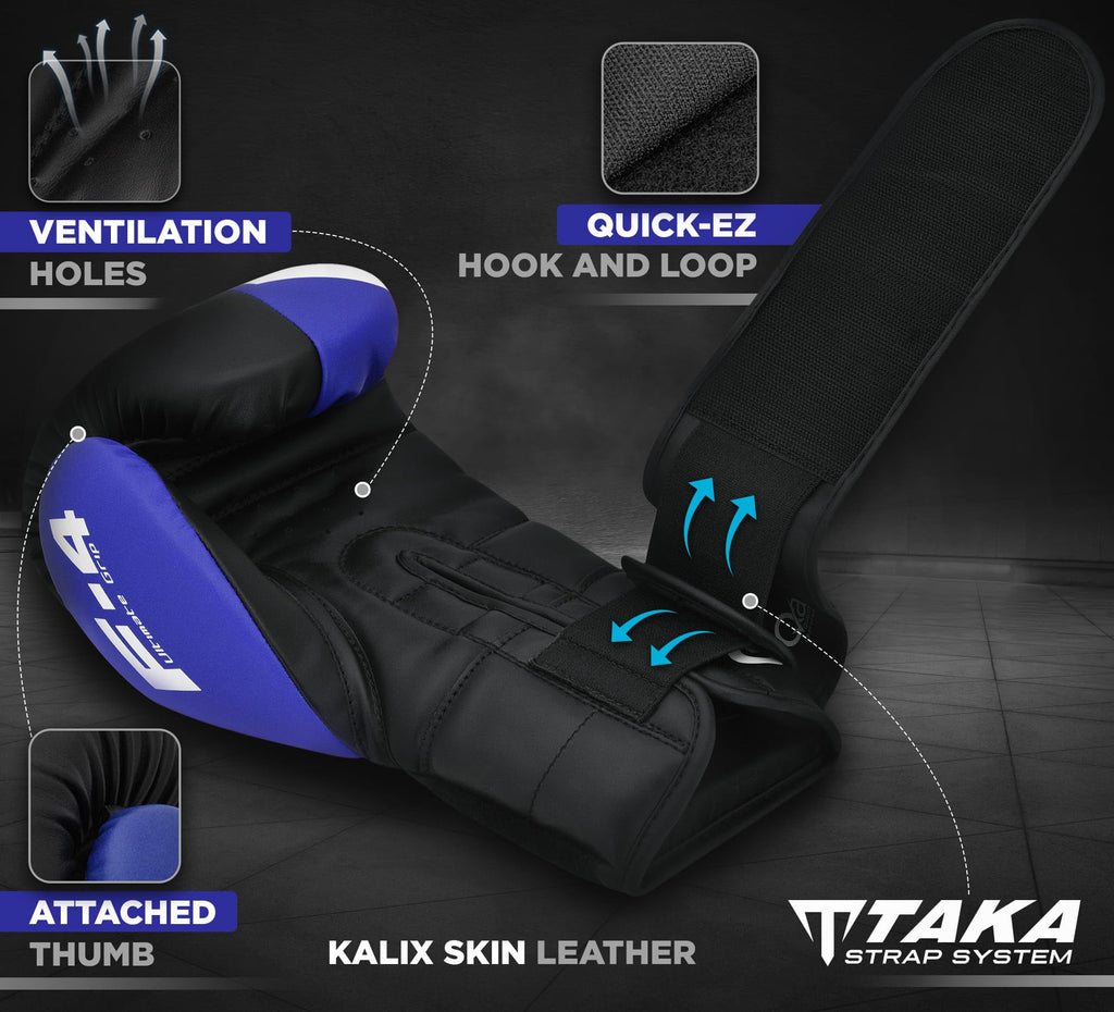 Rdx Boxing Gloves Maya Hide Leather, Muay Thai Kickboxing Mma Sparring Training, Advanced Takka Closure, Padding, Punch Bags Spe