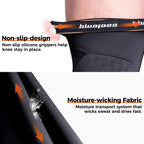 Coolomg Basketball Knee Pads Compression Leg Sleeves For Volleyball Football Weightlifting Black Xl